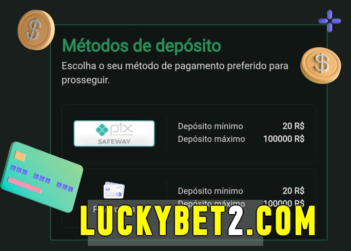 O cassino Luckybet bet oferece uma grande variedade de métodos de pagamento